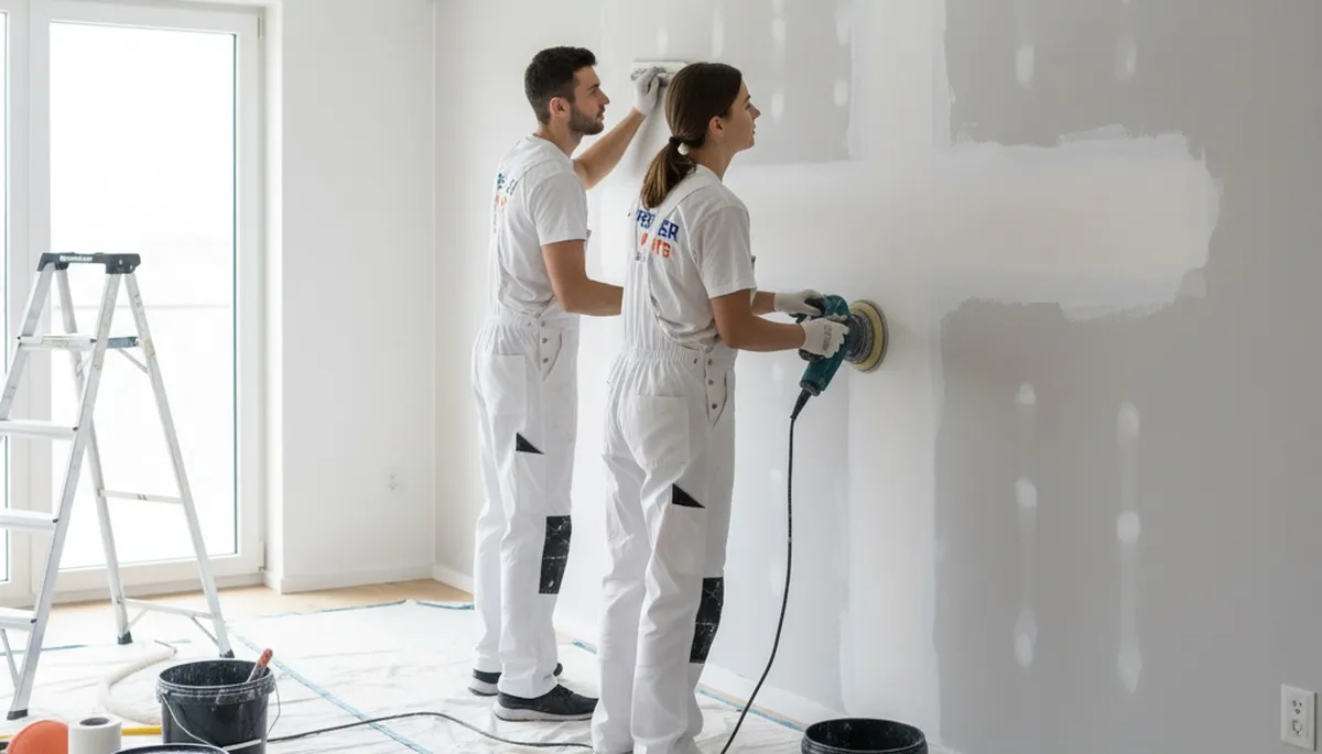 Professional drywall repair and wall restoration in Duluth, MN home by expert painting contractors