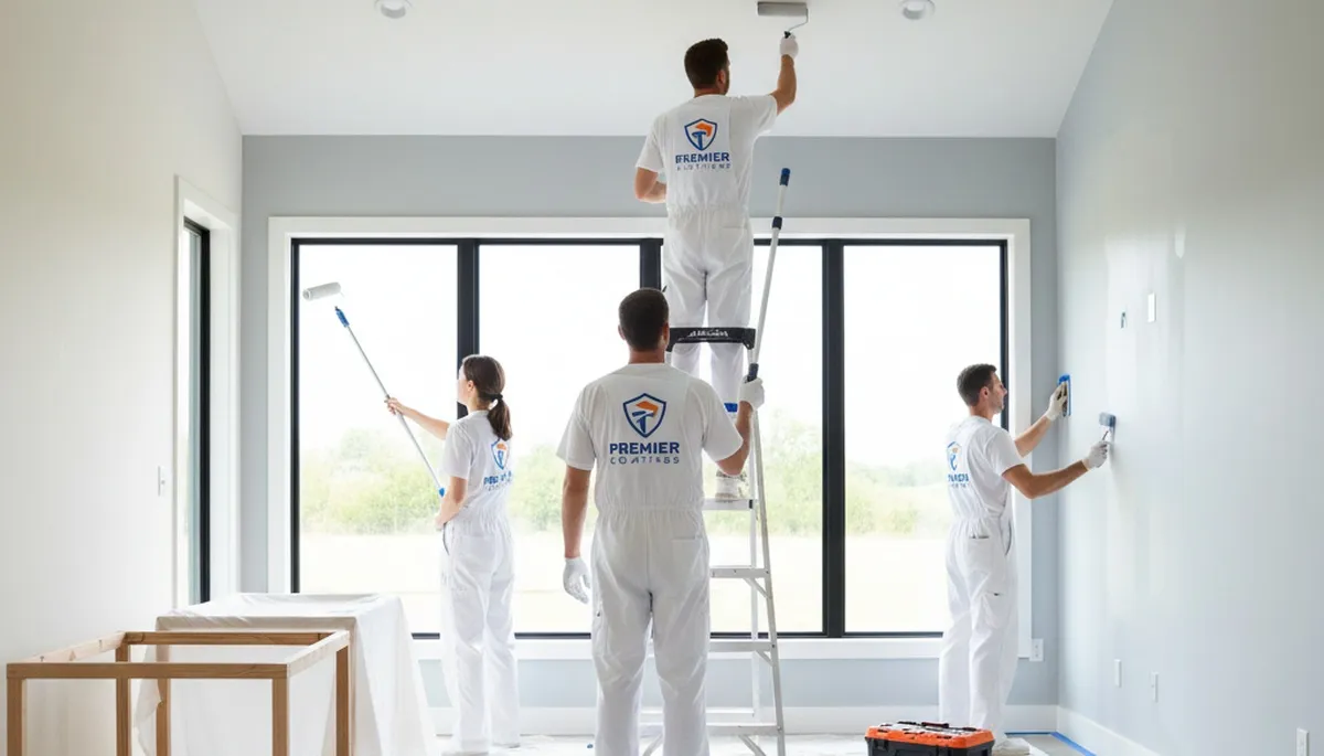 Professional interior house painters in Duluth MN applying durable wall paint for winter-ready homes
